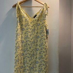 NWT 1. State Yellow Floral Shift Dress